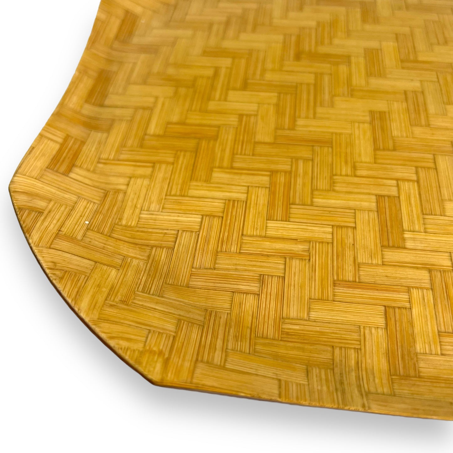 Bamboo weave plate