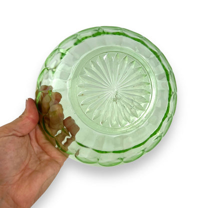 Green Glass Bowl