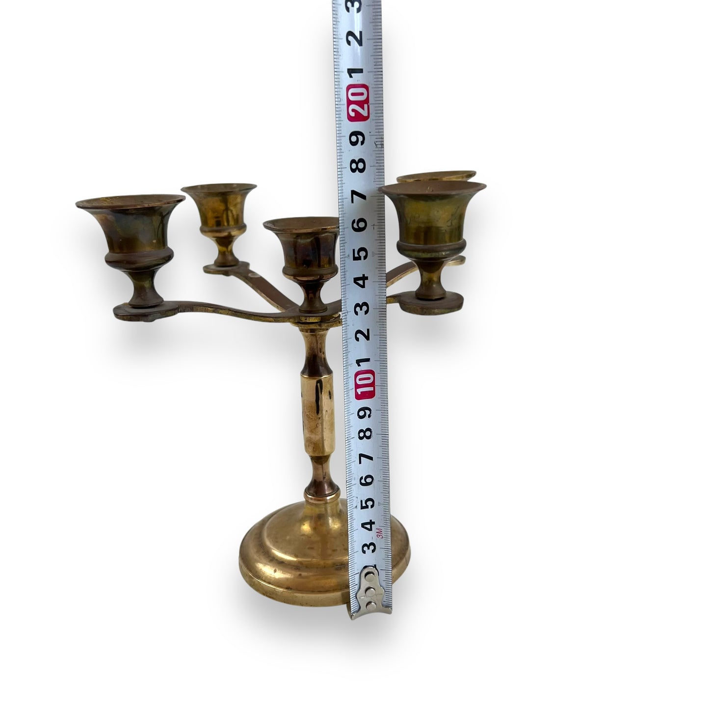 Brass Candlestick Holder for 5 candles