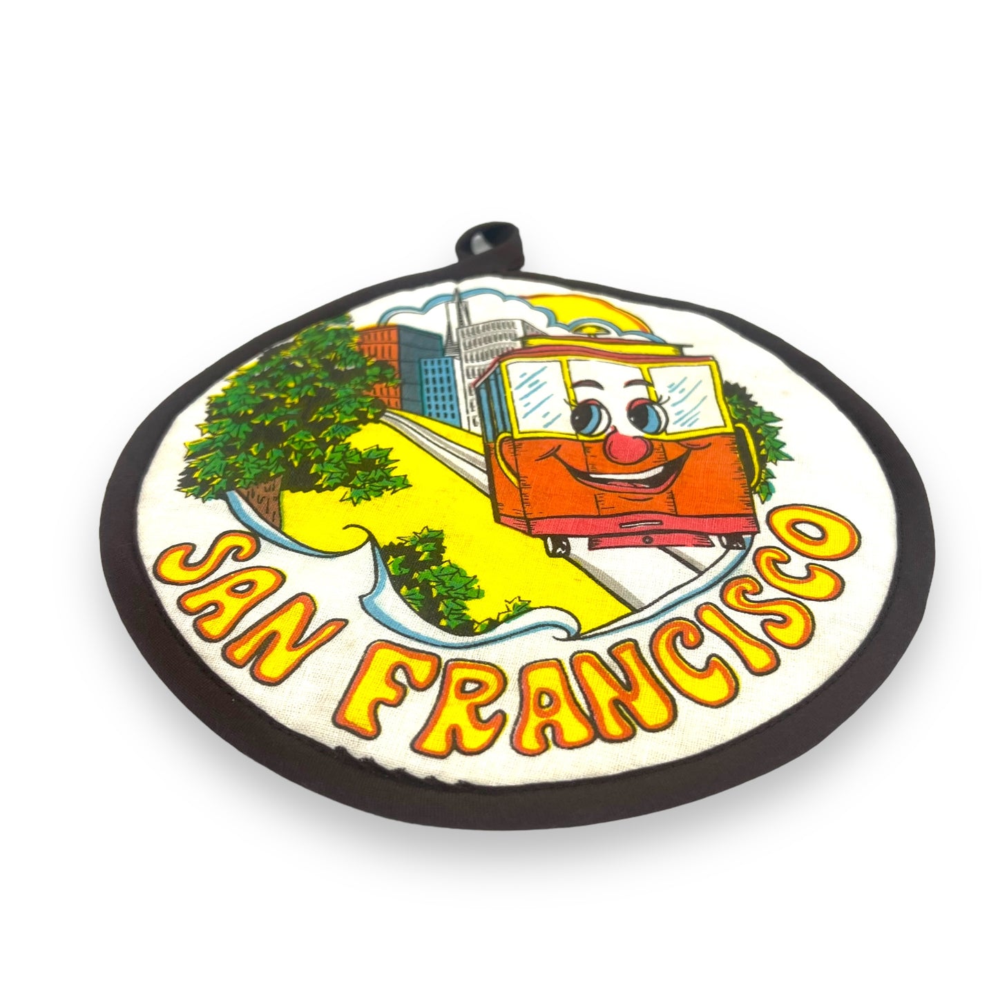 Retro San Francisco tram carriage Hot pot Holder