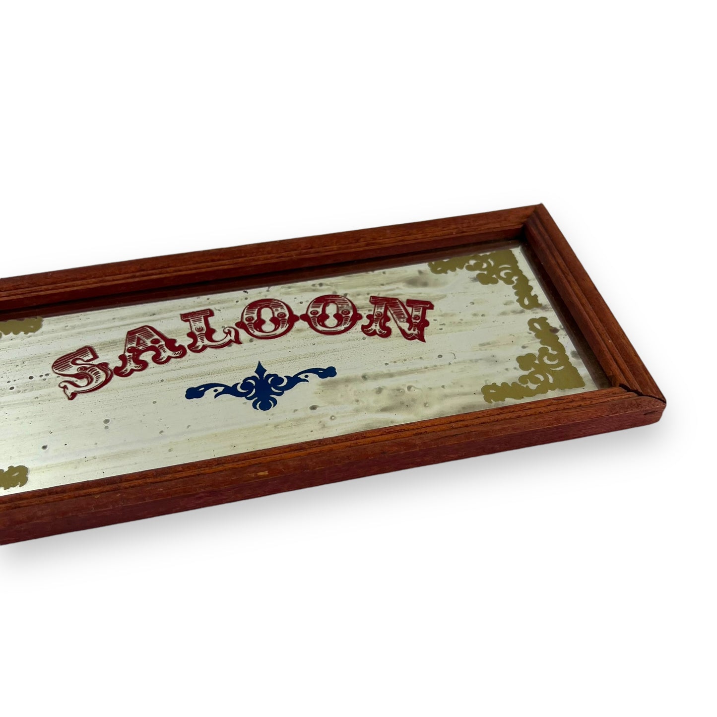 Saloon Glass Mirror Framed Bar Sign