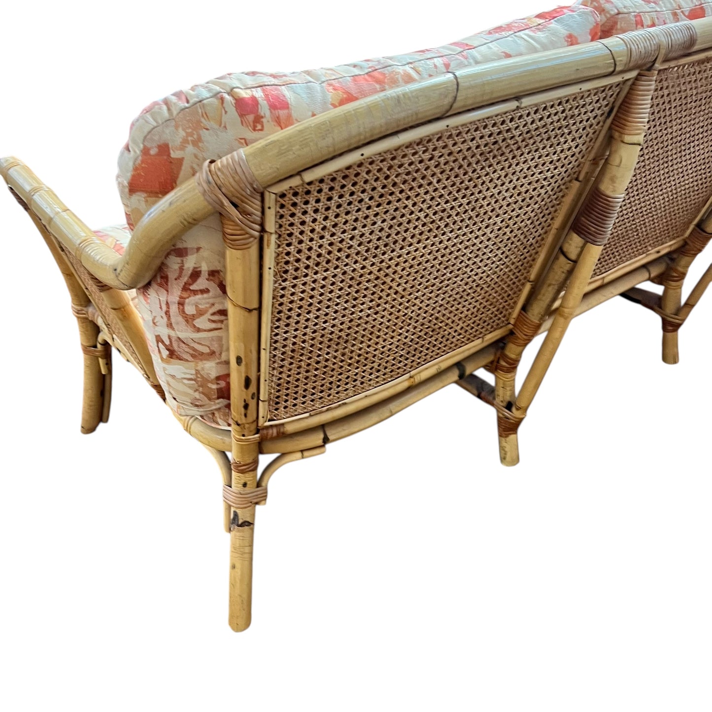 Cane Three Seater Lounge