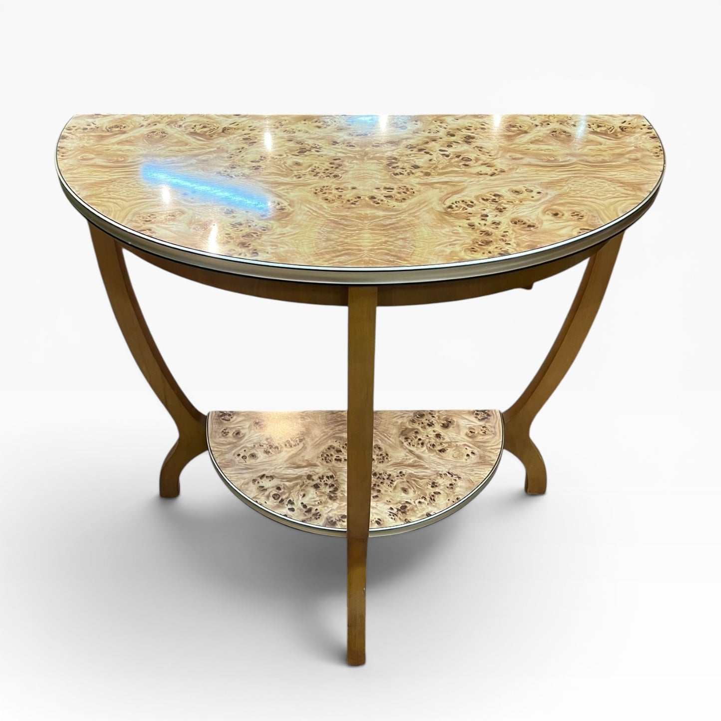 2. Burlwood Hall Table / Console Table