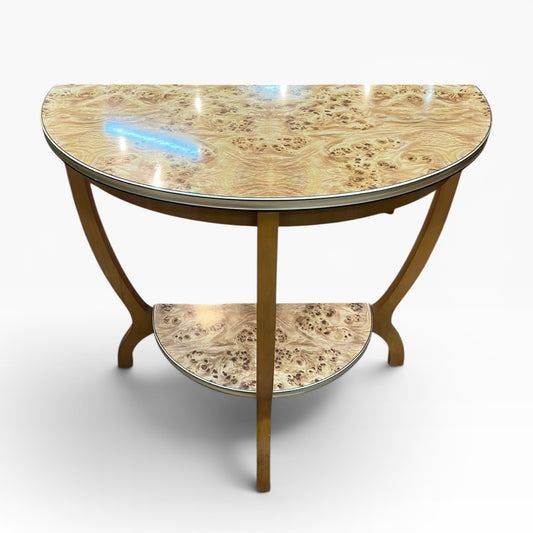 2. Burlwood Hall Table / Console Table