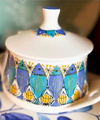 Figgjo Flint Norway ‘Clupea’ Lidded Serving Bowl – Turi Gramstad Oliver