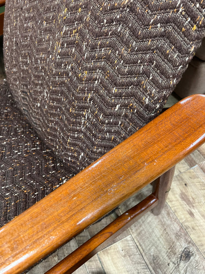Soren Ladefoged for SL Møbler Danish Teak Reclining Lounge Chair