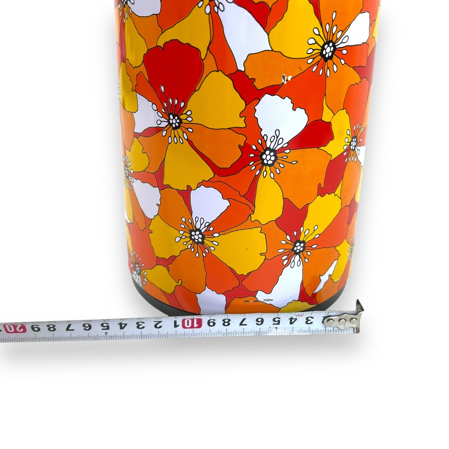 Orange and Yellow Flower Airpot Drink Dispenser