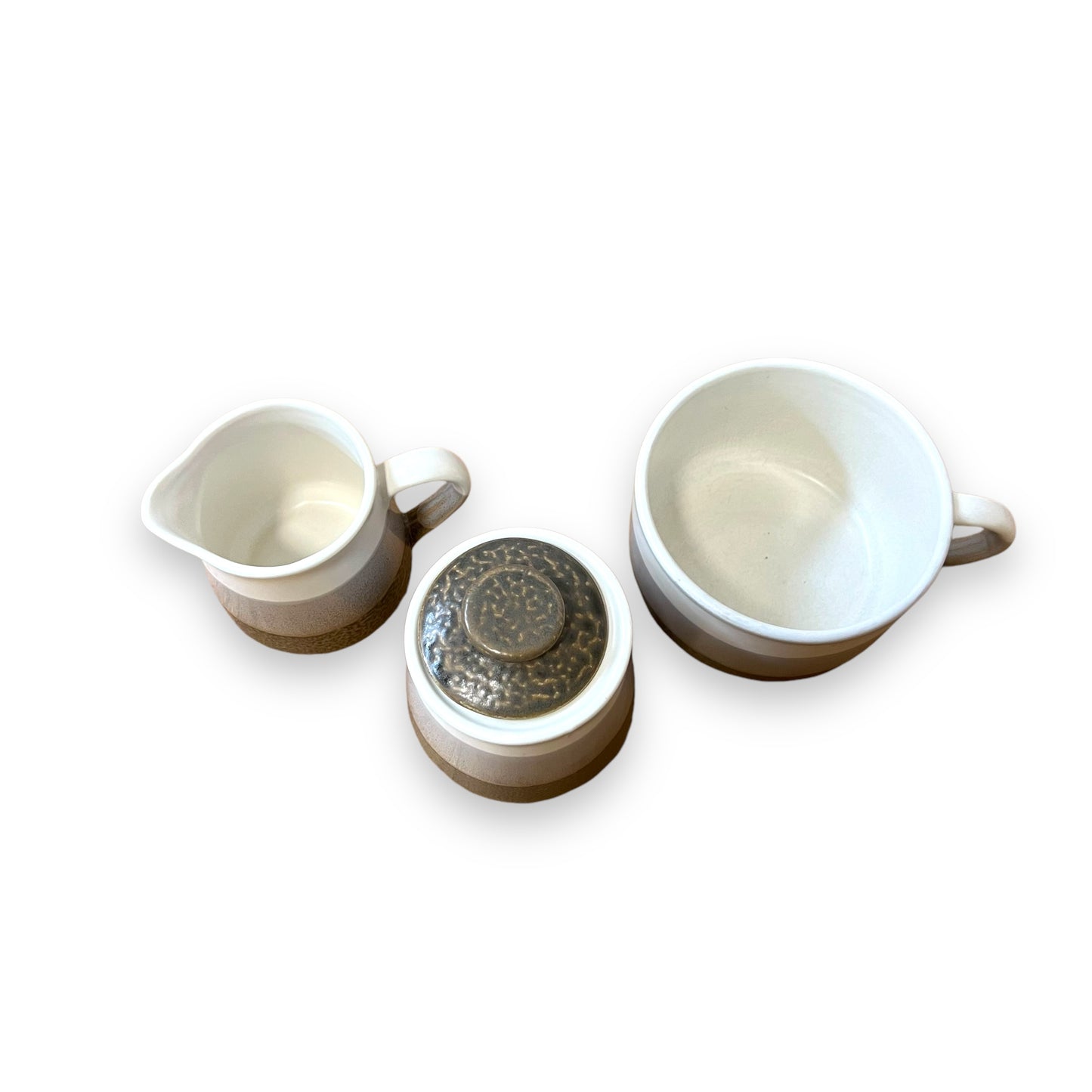 Mug, Sugar Pot, and Creamer Jug Set