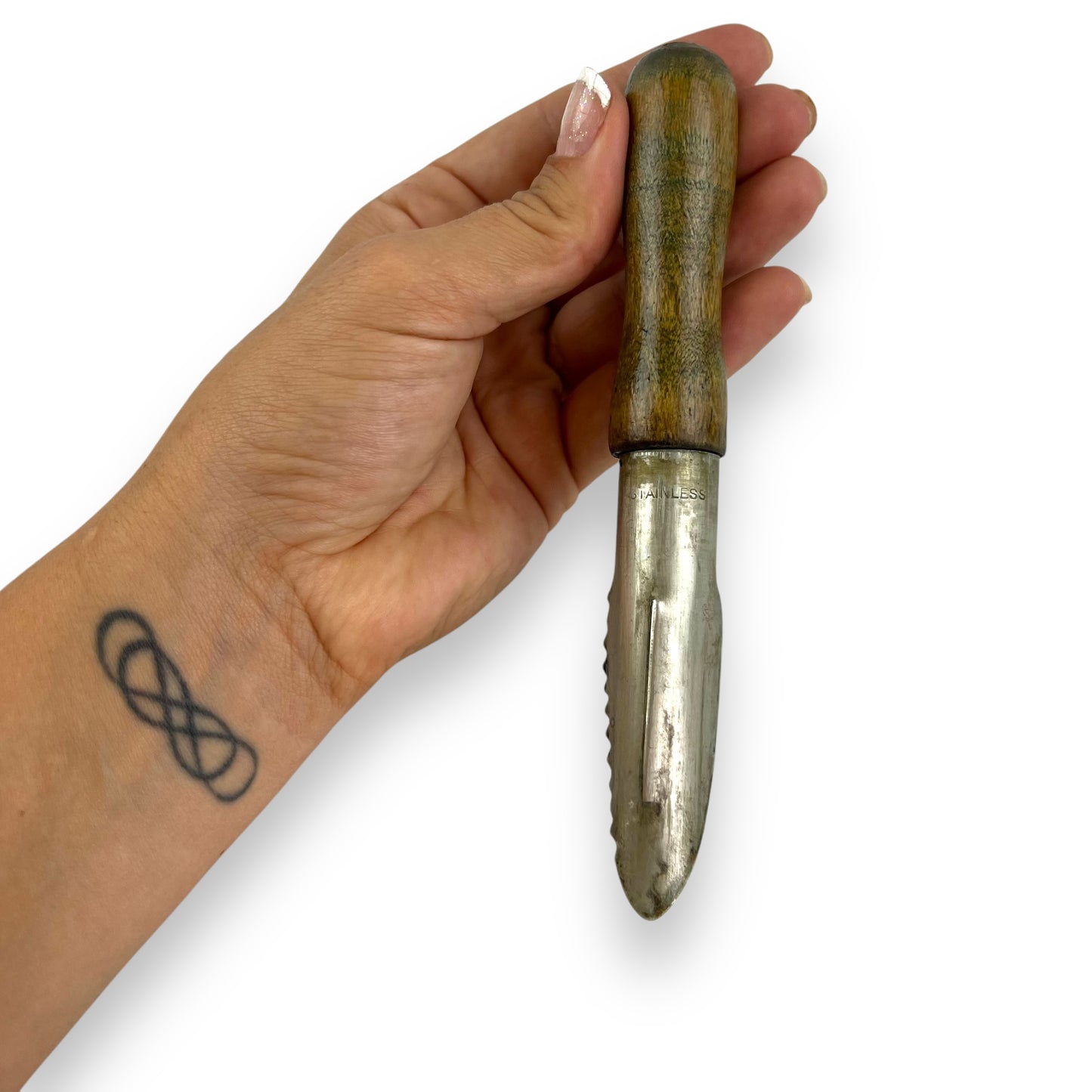 Wood Handle Apple Corer Tool