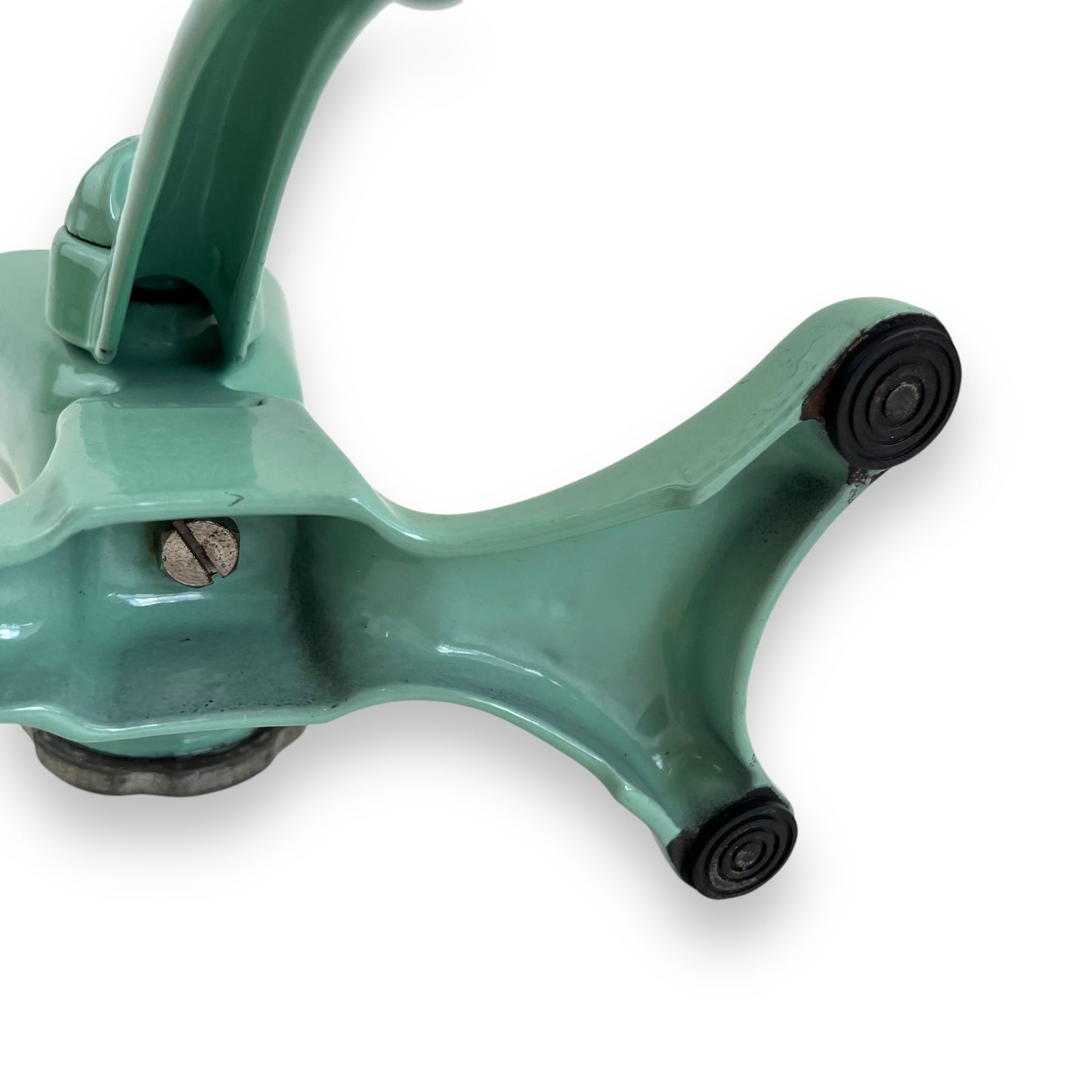 Harper Cast Iron Green Enamel Food Grinder Mincer, Meat mince grinder cast iron chopper