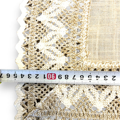 Vintage Flower Square Tablecloth