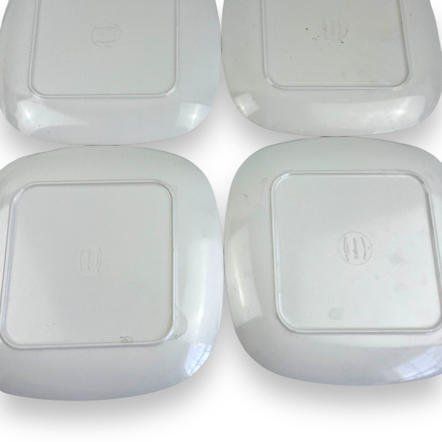 Set of 6 Vintage 1970s Bessemer Melamine Plates - Space Age Design by Wiederkehr - Made in Australia