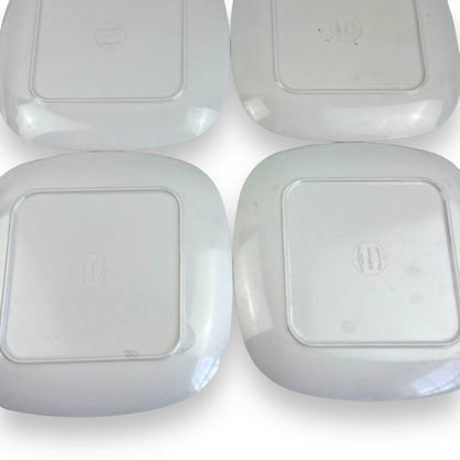 Set of 6 Vintage 1970s Bessemer Melamine Plates - Space Age Design by Wiederkehr - Made in Australia