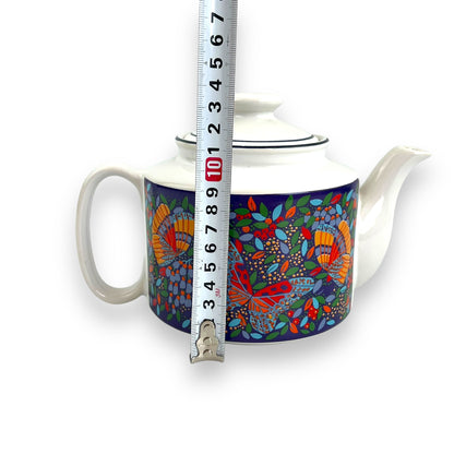 Multi Colour Butterfly Teapot