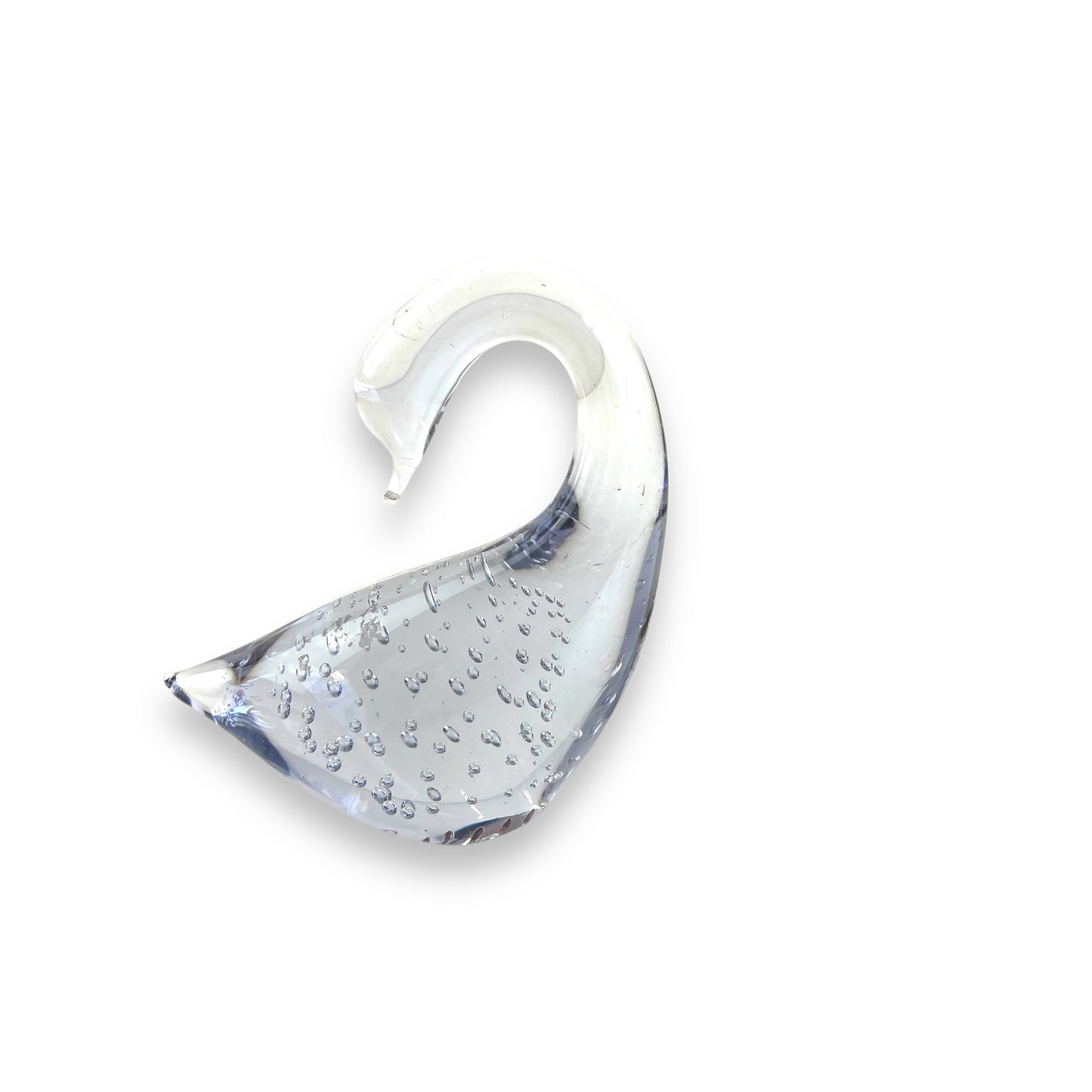 Art Glass Swan Paperweight