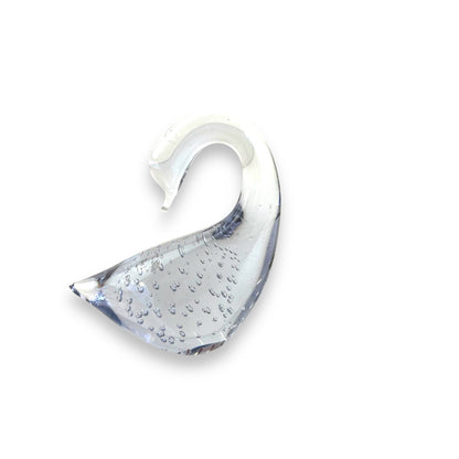Art Glass Swan Paperweight