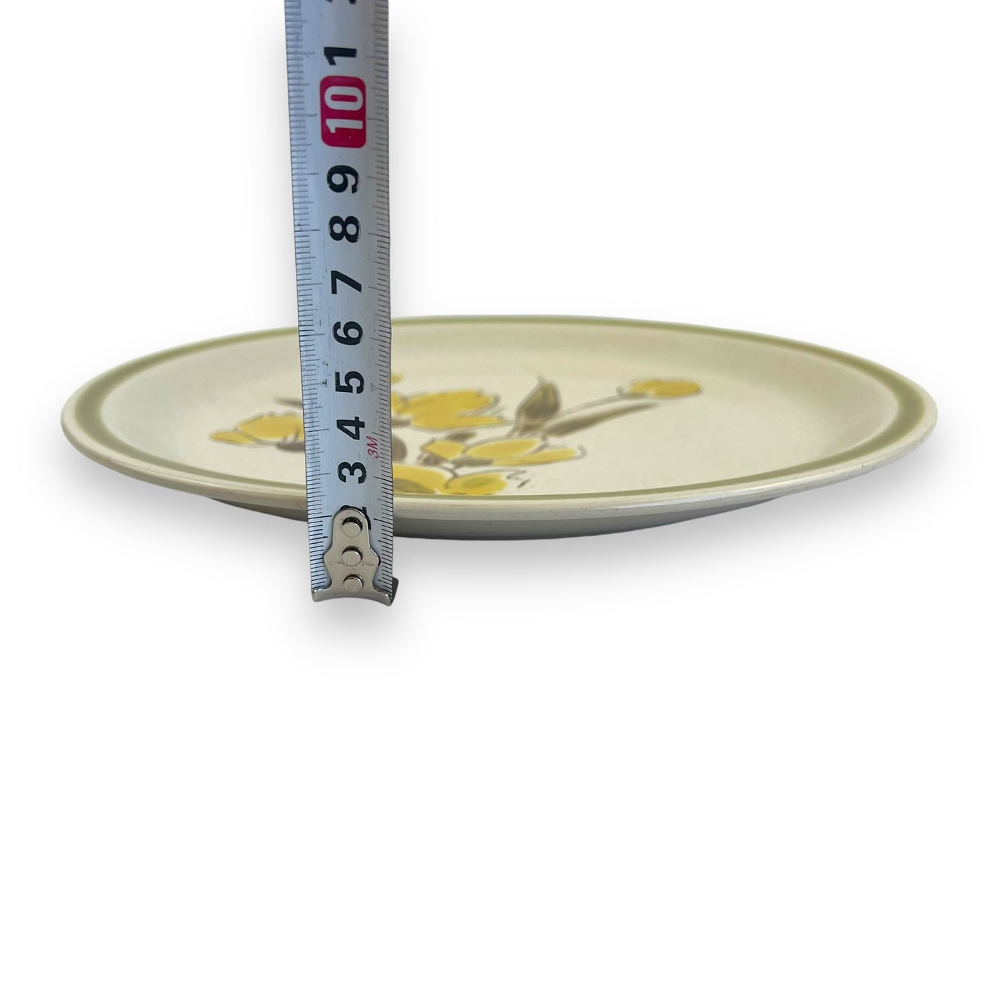 Stonybrook Stoneware Plate | Yellow Floral Design | Serving Plate