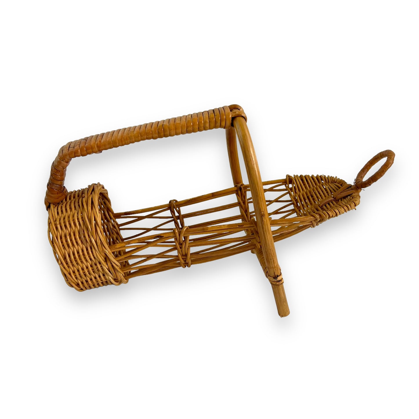 Wicker bottle holder