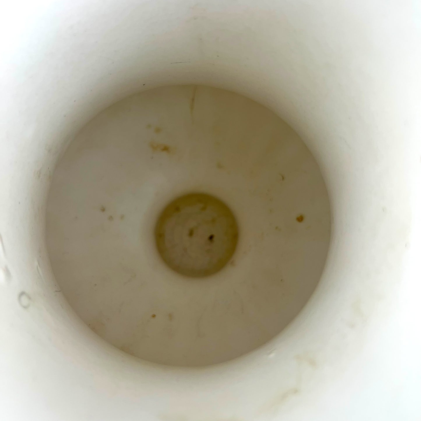White ceramic urn shape vase