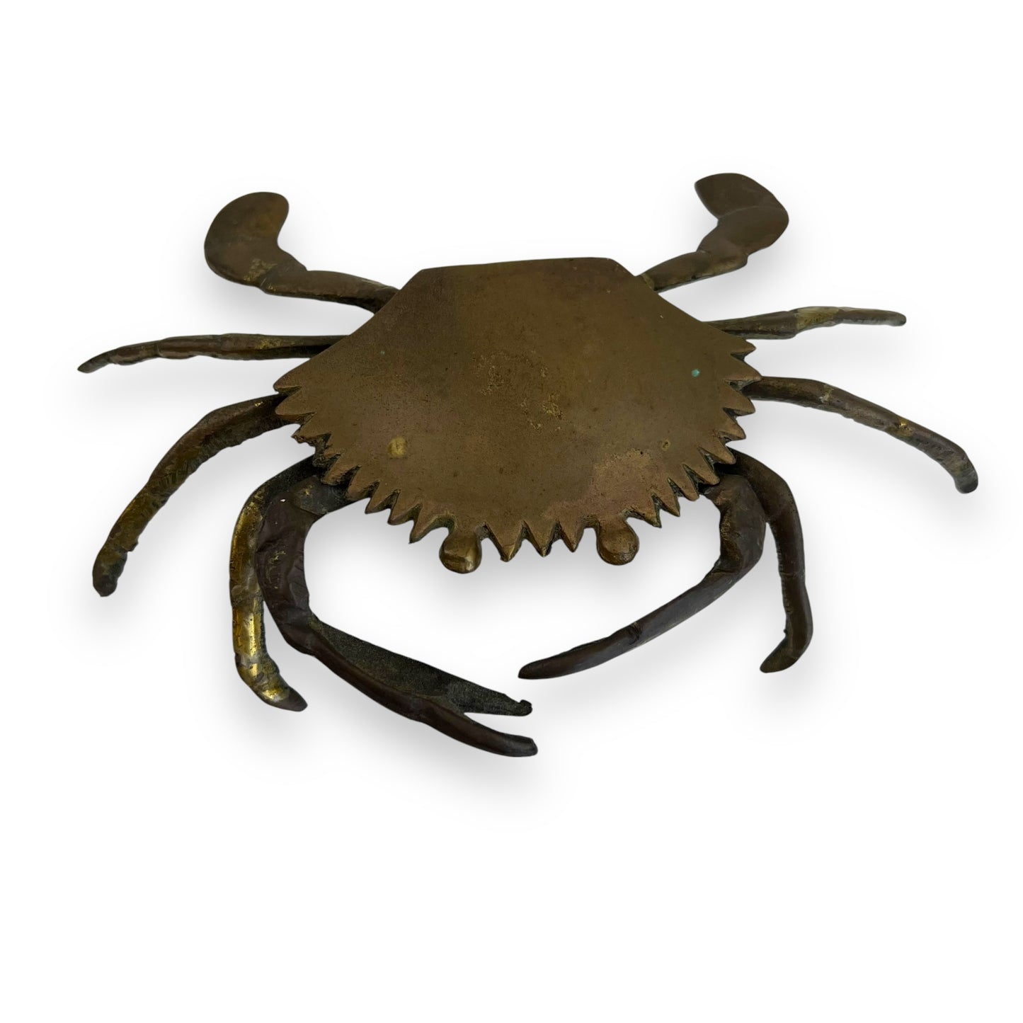 Brass crab ashtray/trinket box