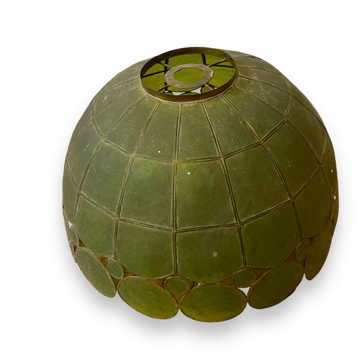 Green Capiz Shell Pendant Light Shade