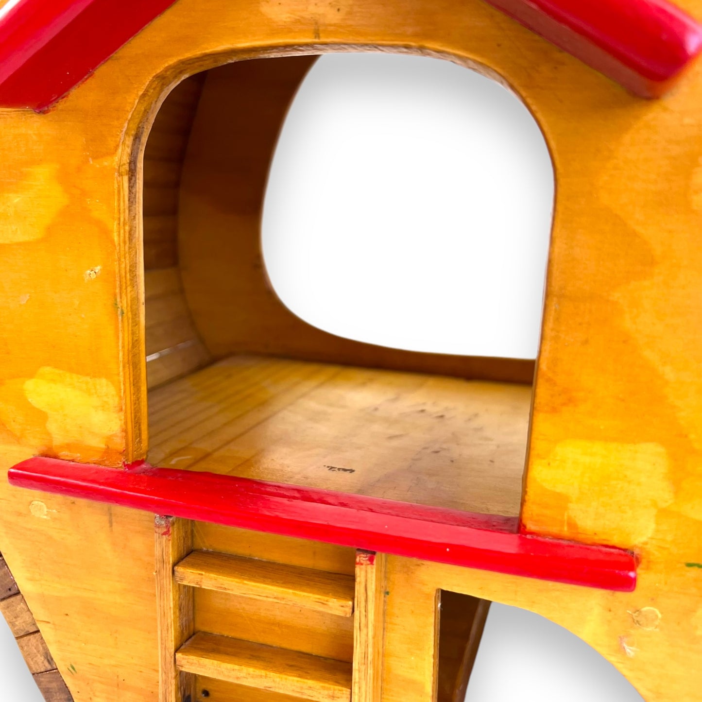 Wooden Shoe House Handcrafted Vintage Dollhouse