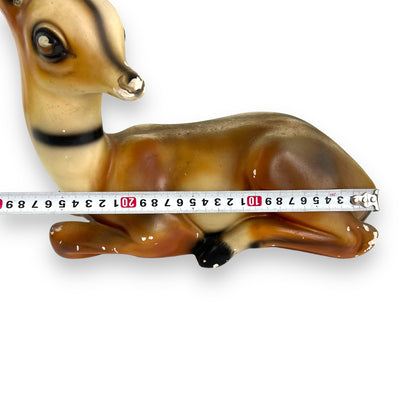 Vintage Chalkware Deer Statue