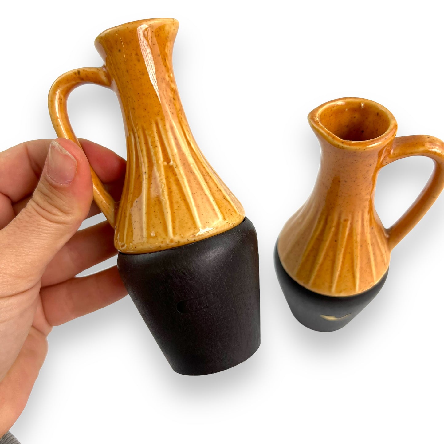 Vinegar & Oil Containers - Missing Cork Stoppers