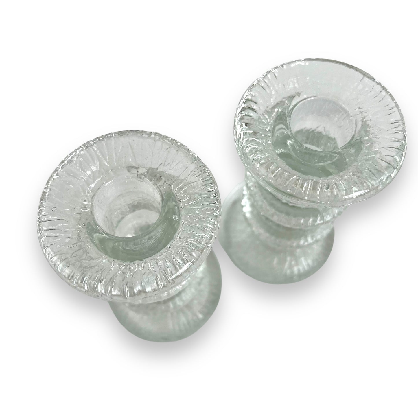 Littala Festivo Pillar Candlestick holder pair 12cm tall