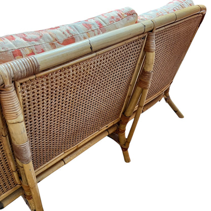 Cane Three Seater Lounge