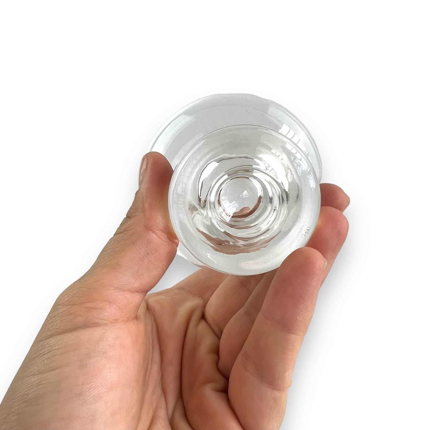 Crown Corning Bubble Stemmed Glass Set of 6 - 9x6.5cm