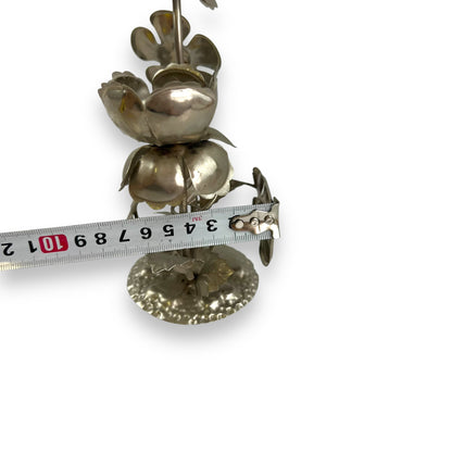 Metal Floral Candle Holder - Handmade Hong Kong