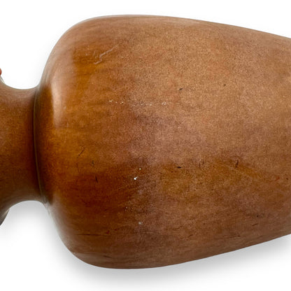 West German Large Brown Vase - 41cm Tall x 20cm Wide