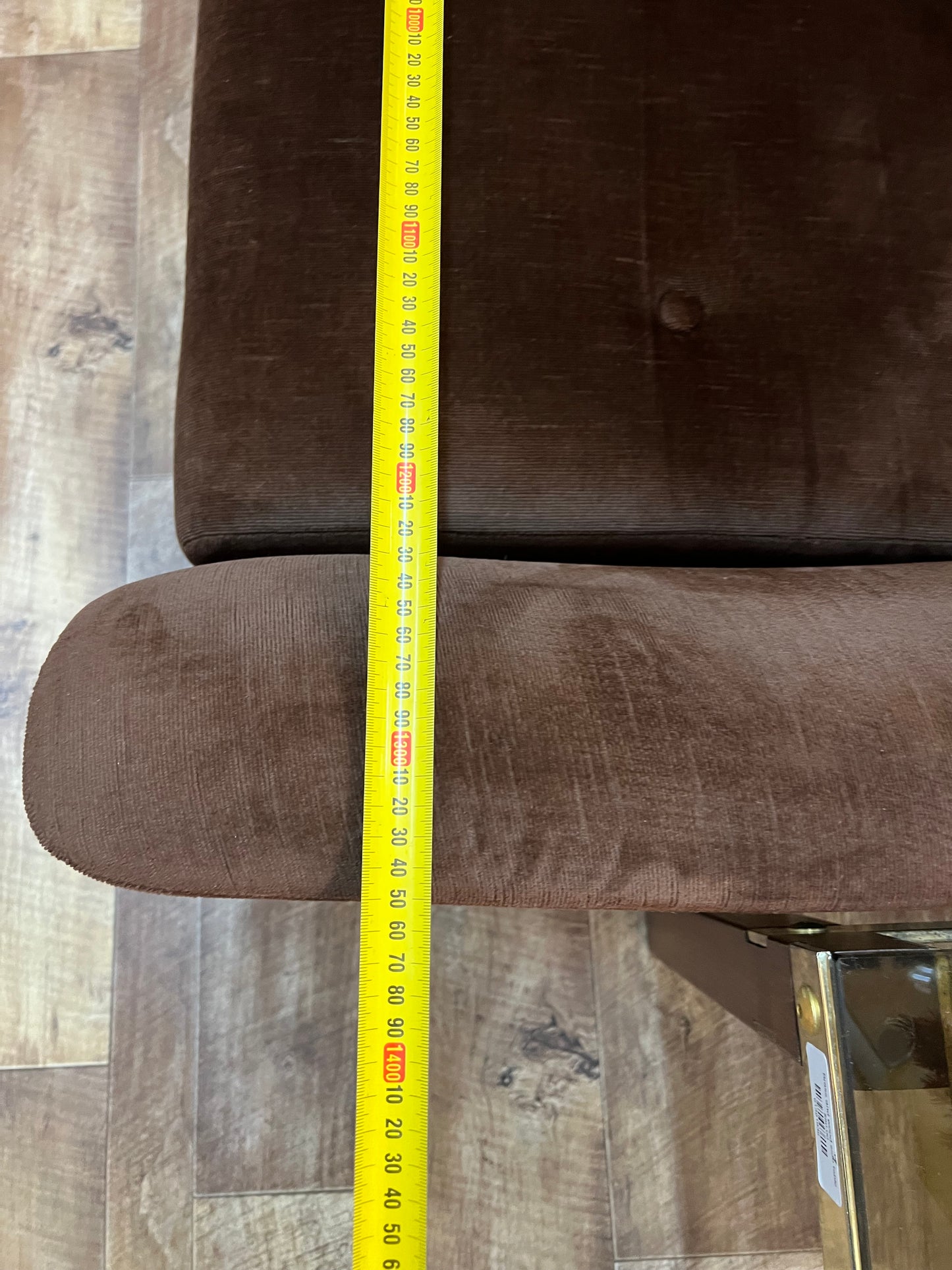 Fler Vintage Brown Velvet 2 Seater Lounge – Made in Australia