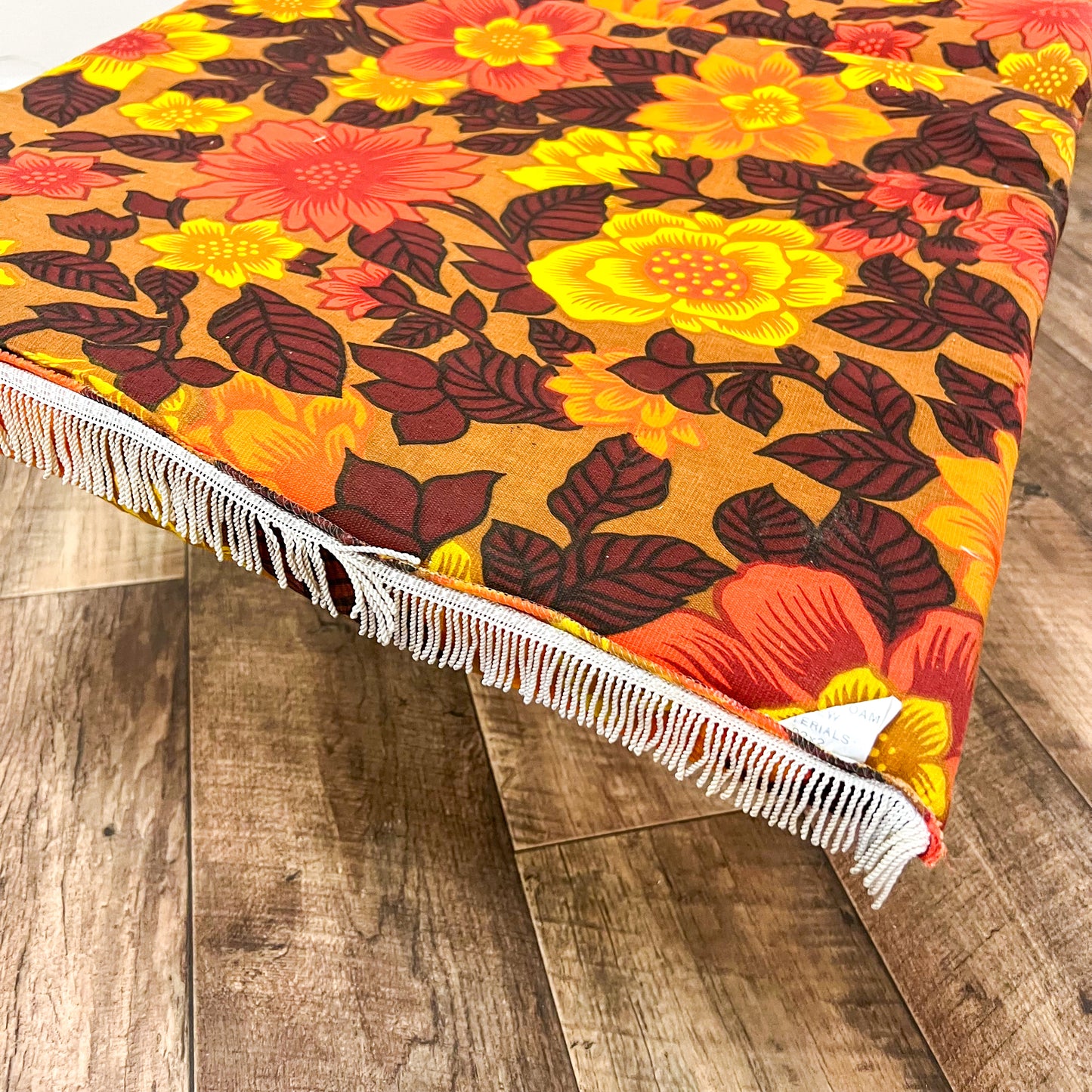 Retro Flower Sun Lounger Cushion