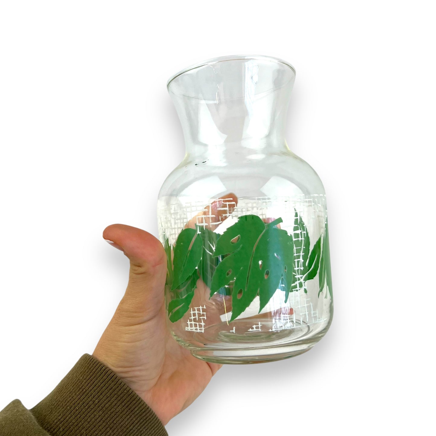 Green leaf carafe