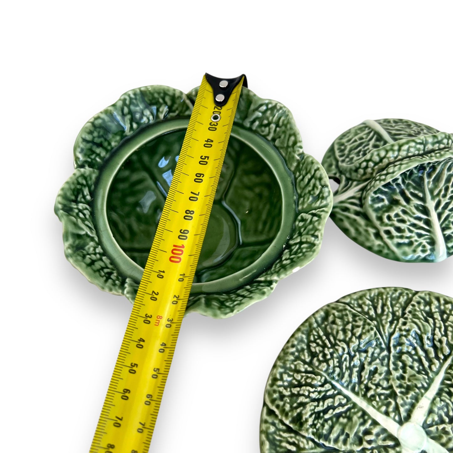 Bordallo Pinheiro Cabbage Ware condiments dish & Plate