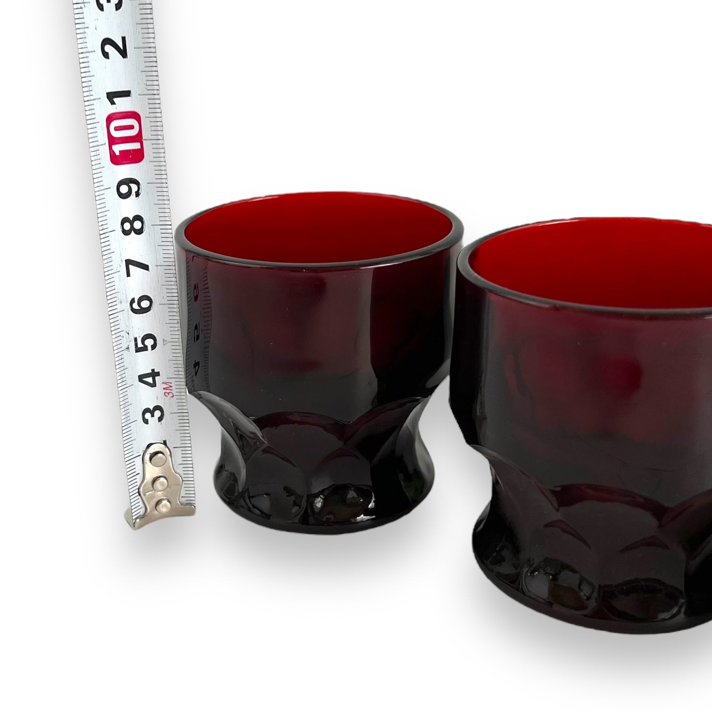 Anchor Hocking Ruby Red Georgian Glass Set of 6