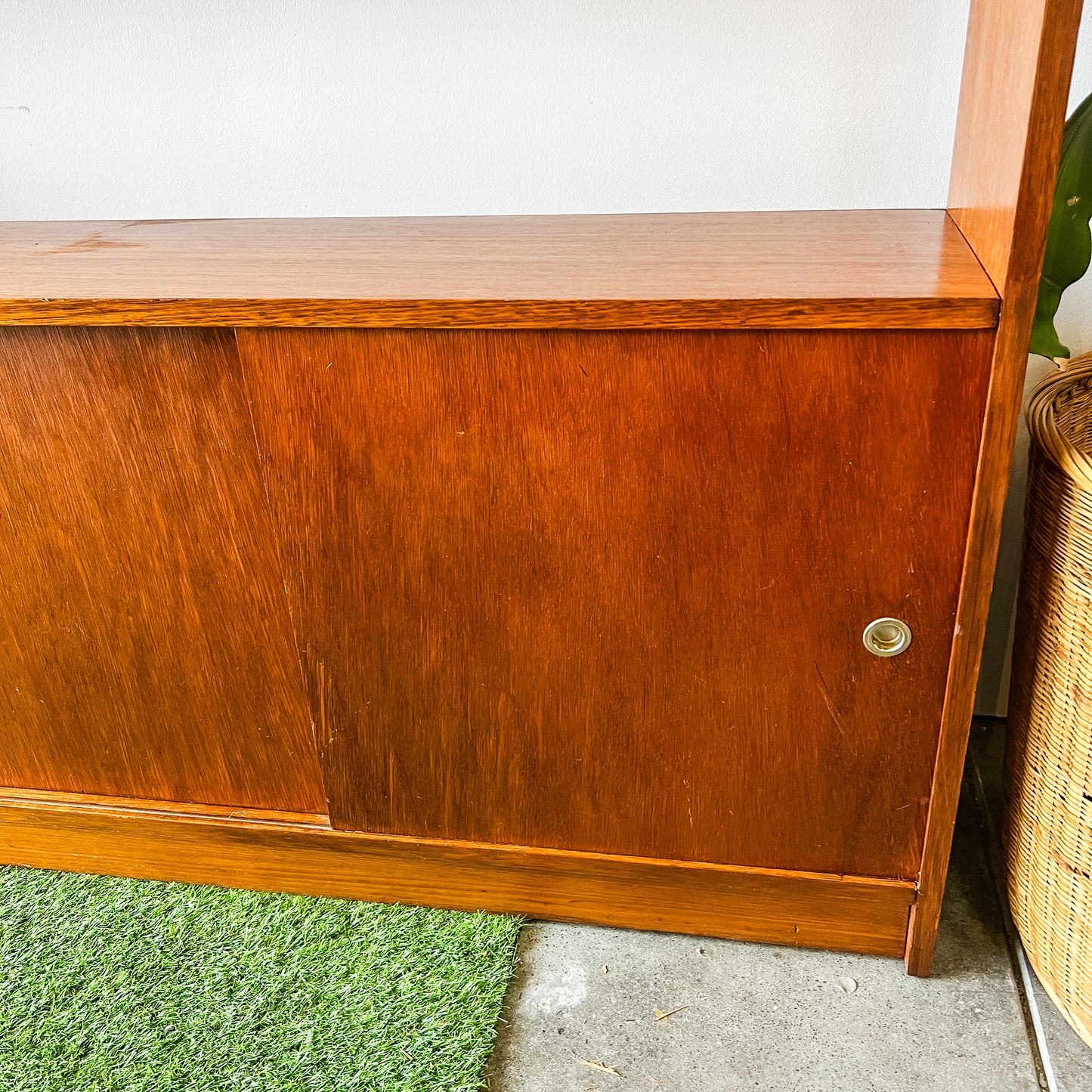 Mid-Century Modern Teak Wall Unit / Bookshelf