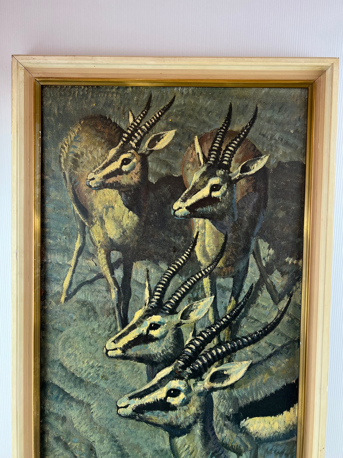 Keith Shackleton – Gazelle Vintage Framed Art Print
