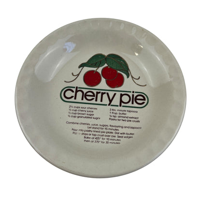 Cherry Pie Recipe Baking Dish