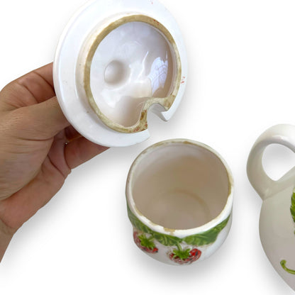 Strawberry Tea Set (Damaged)