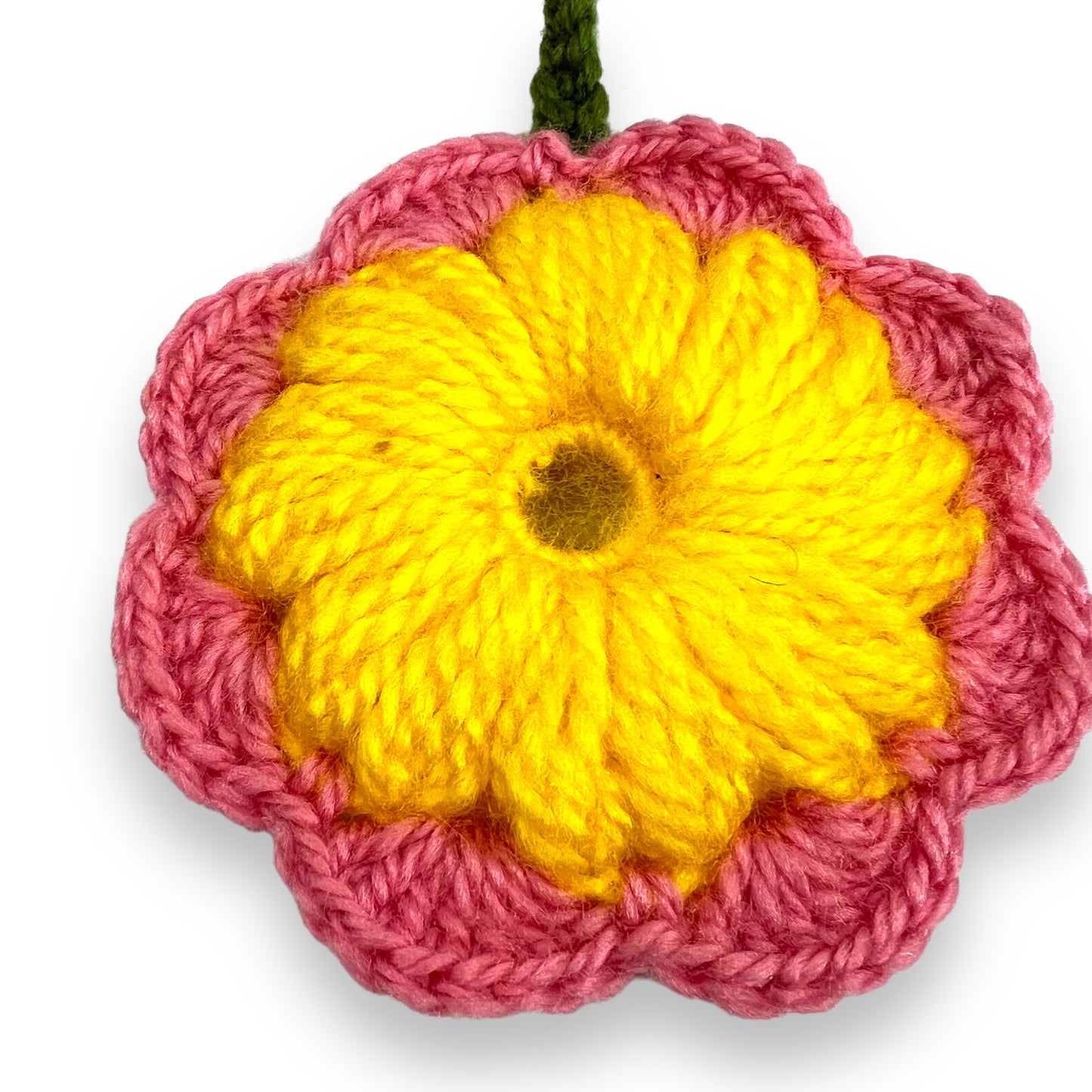 Cute crochet flowers for car
