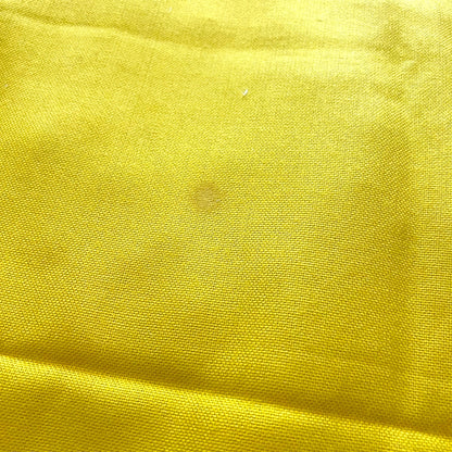 Retro Mustard Yellow With Orange striped pattern border tablecloth