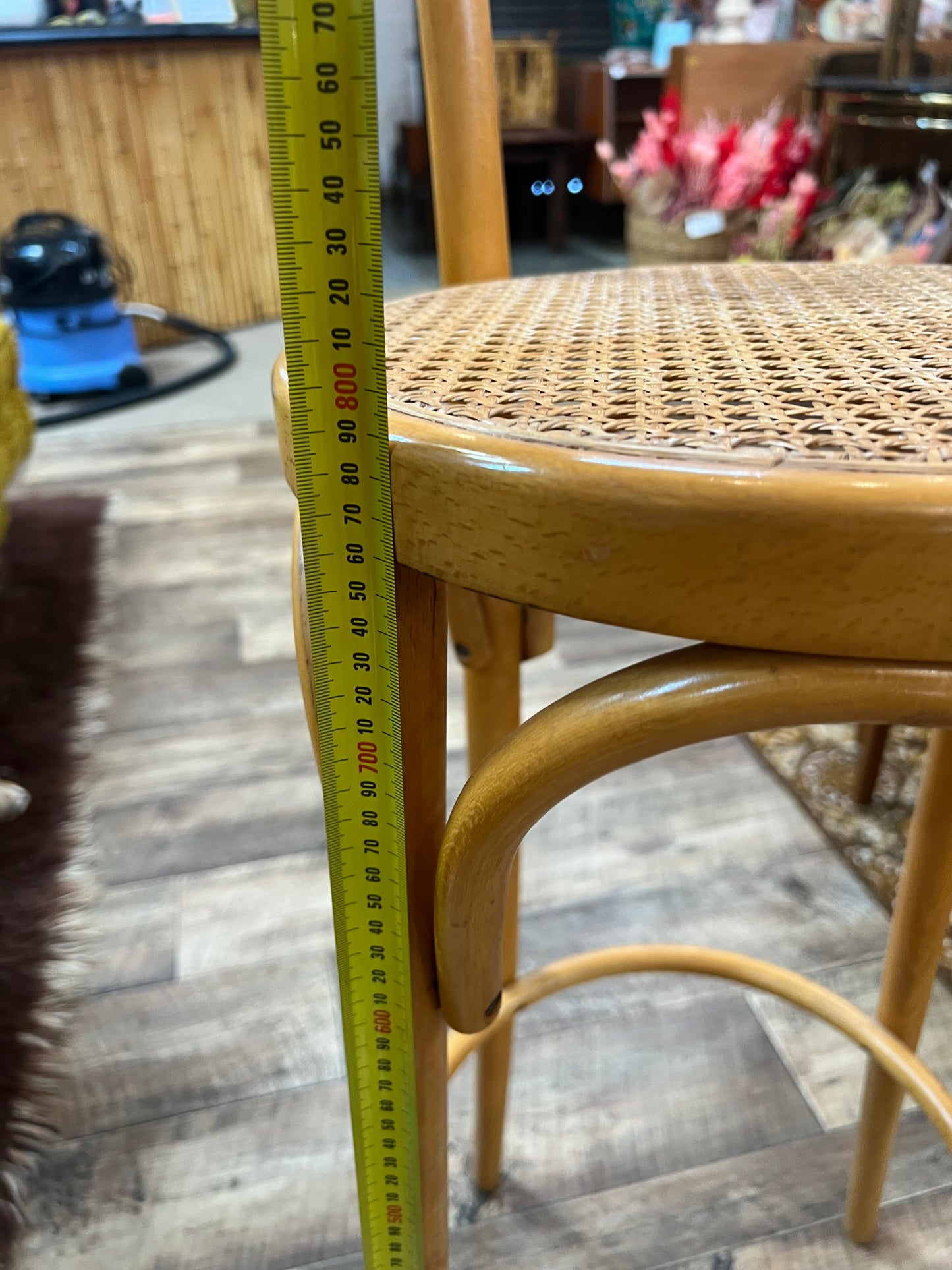 Bentwood & Cane Bar Stool – Thonet Style