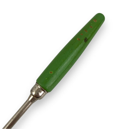 Green Handle Two Prong Fork Utensil