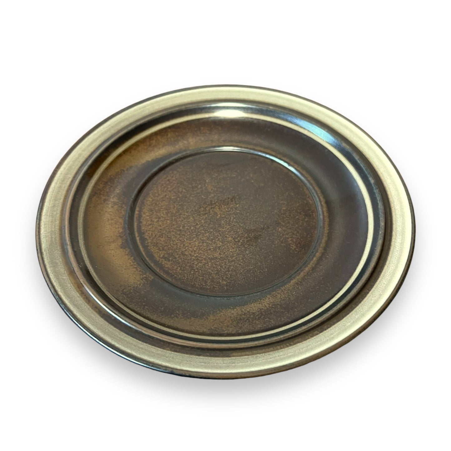 Brown Stoneware Plate