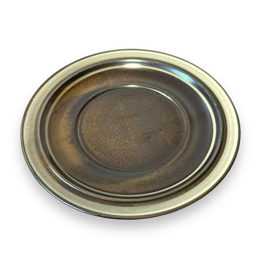 Brown Stoneware Plate