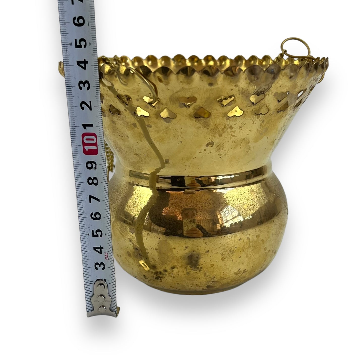 Brass Hanging Plant Pot