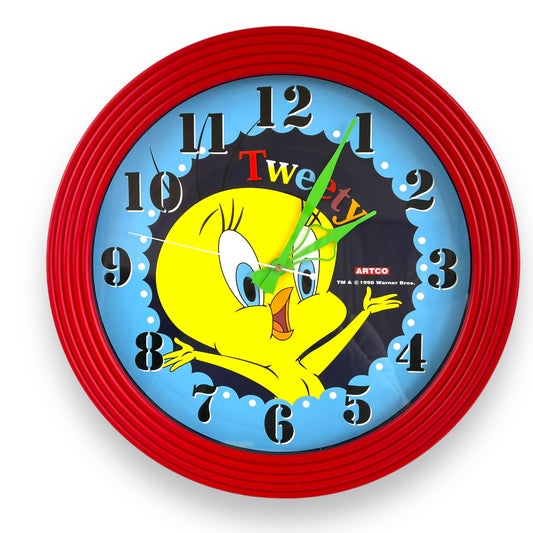 Tweety Bird 1998 Artco Clock